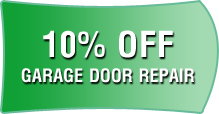 10% off garage door repair